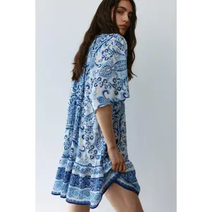 H&M Tie-belt shirt dress