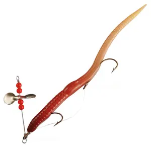 Creme 6" Pre-Rigged Scoundrel Worm Lure – Weedless Soft Plastic Fishing Bait, Live Color – Ready to Use for Bass & Freshwater Fishing, 101-1 wacky
