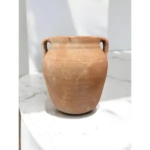 Vintage Turkish Clay Pottery Vessel # 8
