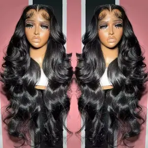 Bling Hair 180 Density Body Wave 13x6 Hd Lace Frontal Wig Human Hair 13x4 Pre Plucked Lace Wigs For Women 360 Full Lace Front Hair Wigs