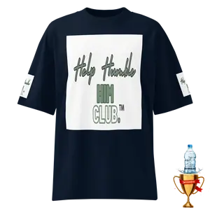 Help Humble Him Club ™ Unisex Organic Oversized High Neck T-shirt