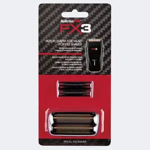 BaBylissPRO FX3 Black Shaver Replacement Foil & Cutter FXX3RFB