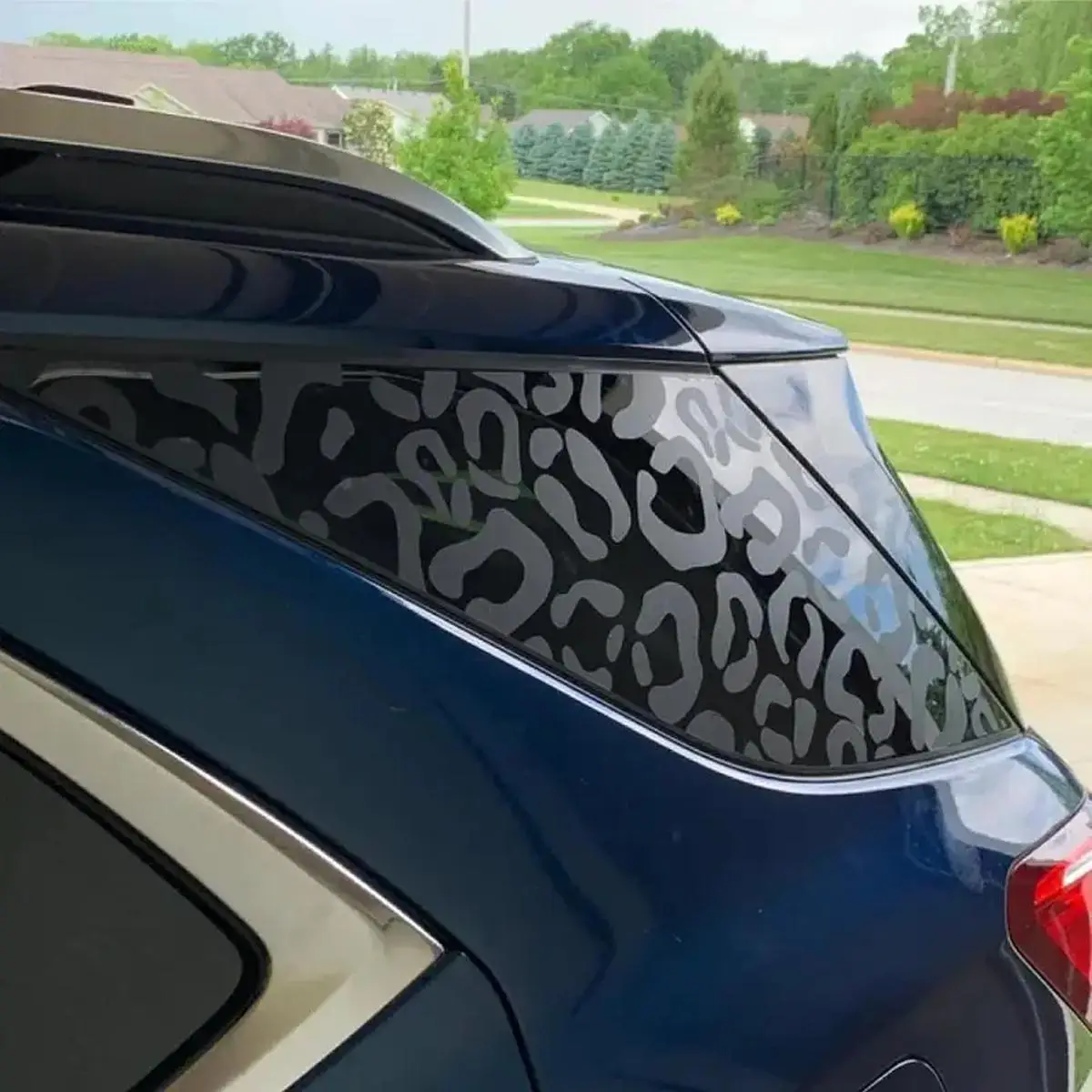 Creative Fashion Printing Car Sticker, 1 Count Matte Camouflage Car Window Sticker, Self-adhesive Car Decal for SUVs and Trucks