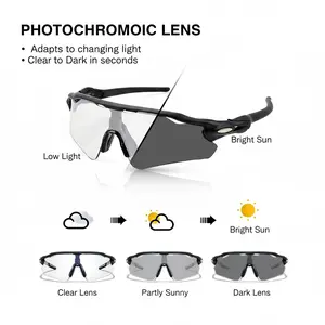 DIYCOM Sports Sunglasses, TR90 Frame Colorful Polarized Sunglasses, Windproof Sun Protection Glasses for Cycling, Driving, Outdoor Activities, E-Bike & Golf, Unisex