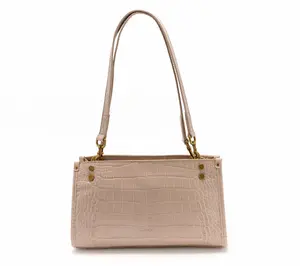 American Leather Co. Lenox Croco Leather Shoulder Bag