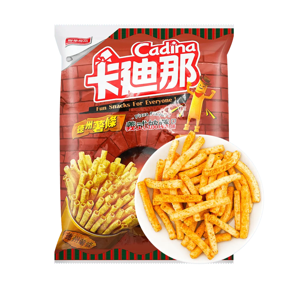 Cardina Texas Fries Pizza Flavor 68g - Authentic Taiwanese Snack by Lianhwa Cardina Texas Fries Pizza Flavor 68g - Authentic Taiwanese Snack by Lianhwa