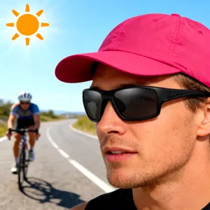 Rock-Green Polarized Sunglasses 2026 New Trendy Design for Men and Women Lightweight Frame Anti-Glare Lens Stylish Outdoor Eyewear Perfect for Driving Hiking Beach and Daily Wear