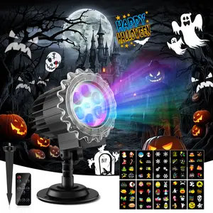 Matekxy Halloween Decorations Projector Lights