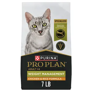 Purina Pro Plan Specialized Dry Cat Food - Weight Management Formula, Chicken & Rice Recipe 7 lb