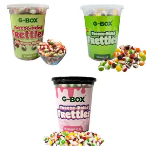 G-BOX Bundle Deal - Freeze Dried Fruit Candies (Tangy, Sour Snacks), 3 Large Containers of Freeze Dried Fretters + 1 Sweet Snack