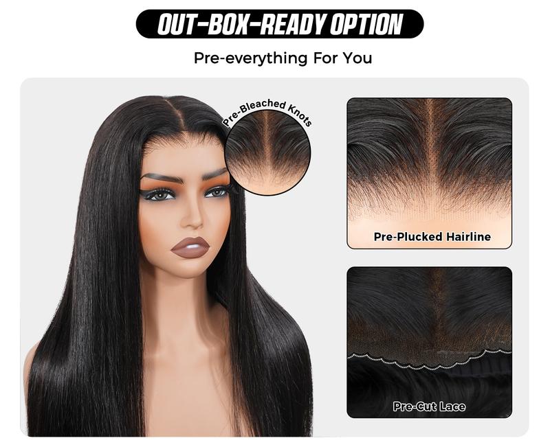 OQ HAIR 13x4 HD Lace Frontal Wear Go Glueless Wig Bleached Tiny Knots Water Wave Human Hair Wig With Invisi Drawstring OQ HAIR 13x4 HD Lace Frontal Wear Go Glueless Wig Bleached Tiny Knots Water Wave Human Hair Wig With Invisi Drawstring