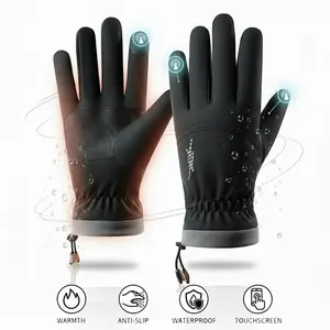 outdoor winter gloves for men， Waterproof Ski Snow Warm Gloves for Women Men, coldproof windproof Cold Weather Thermal with High Sensitivity Touchscreen Fingers, for Running Driving Cycling Hiking Biking Outdoor Sports Daily Work,gloved hands men， beginne