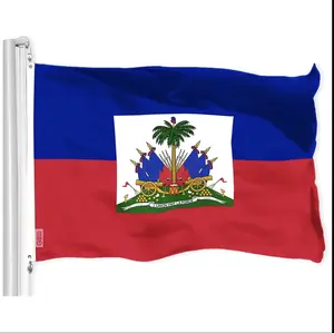 Haiti National Flag 3x5 FT Outdoor Indoor Polyester Flag with Brass Grommets