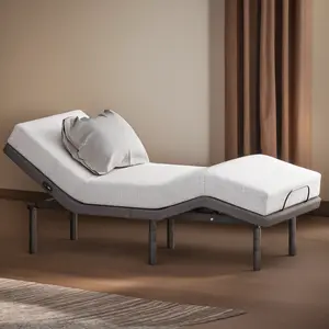 Your bed just got SMART! Adjustable Twin XL Bed Base,Ergonomic Electric Adjustable Bed Frame,Zero Gravity Base, Wireless Remote Control,USB and Type-C ports