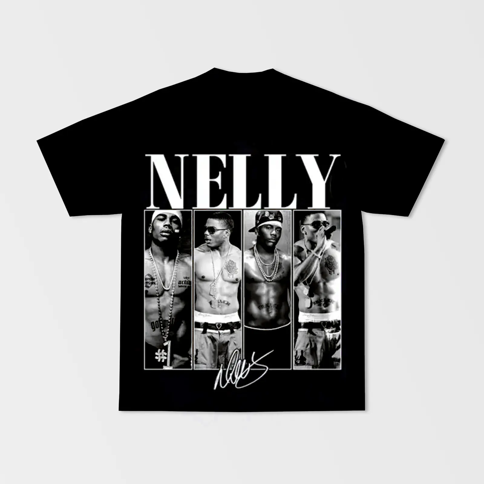 Unisex T-Shirt with Nelly "Just A Dream" Graphic, Vintage-Style Cotton Top with Short Sleeves and Digital Print, Sizes S-5XL, 2Xl, Shortsleeve, Round Neck, Clothes, Tshirt, Casual, Crew Neck, Basic, All Seasons, Fitted