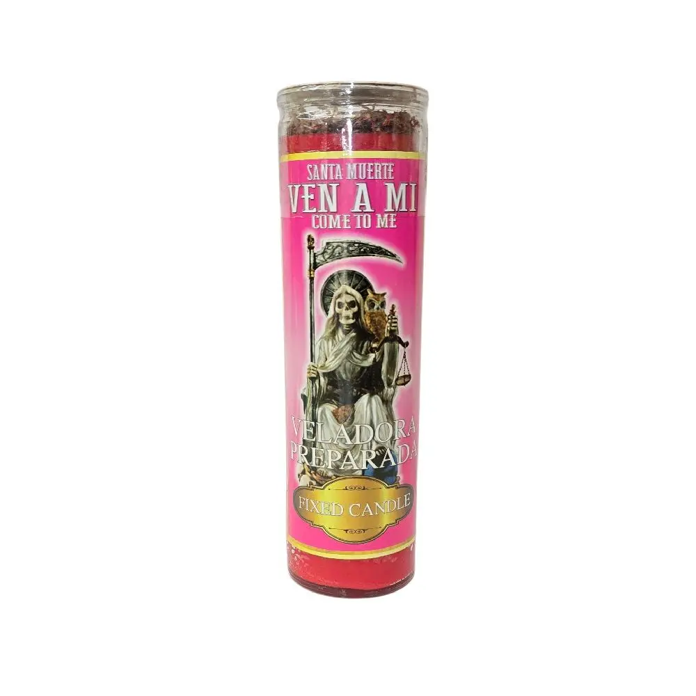 Santa Muerte "Come to Me" Preparada Ven a Mi Household Aromatherapy Candle - Non-Toxic, Romantic Scent Light for Reigniting Passion in Relationships, Reunion Ambiance Home Decor, Attraction