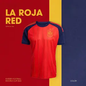 SPAIN “LA ROJA” WC2026 SOCCER JERSEY