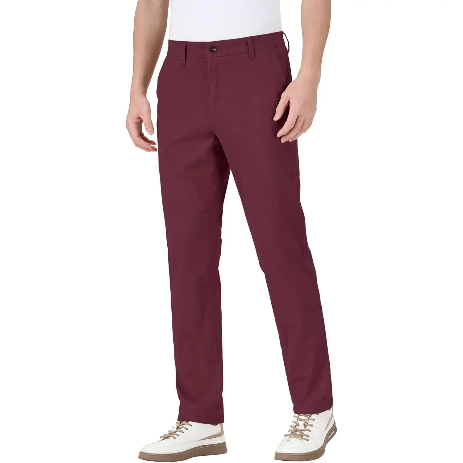 Men’s Slim Fit Chino Pants Stretch Casual Khaki Pants for Men