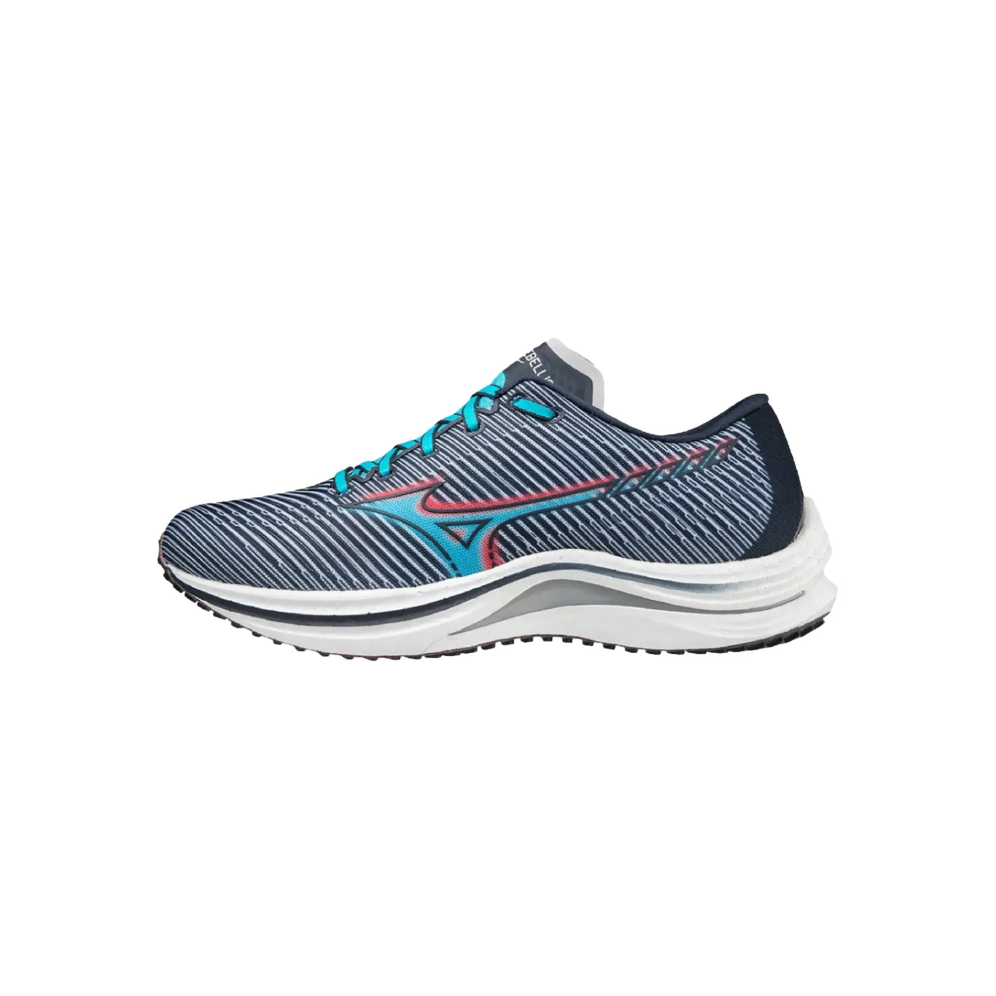 Mizuno Wave Rebellion India Ink / Scuba Blue / Cayenne  J1GD211728 Women's