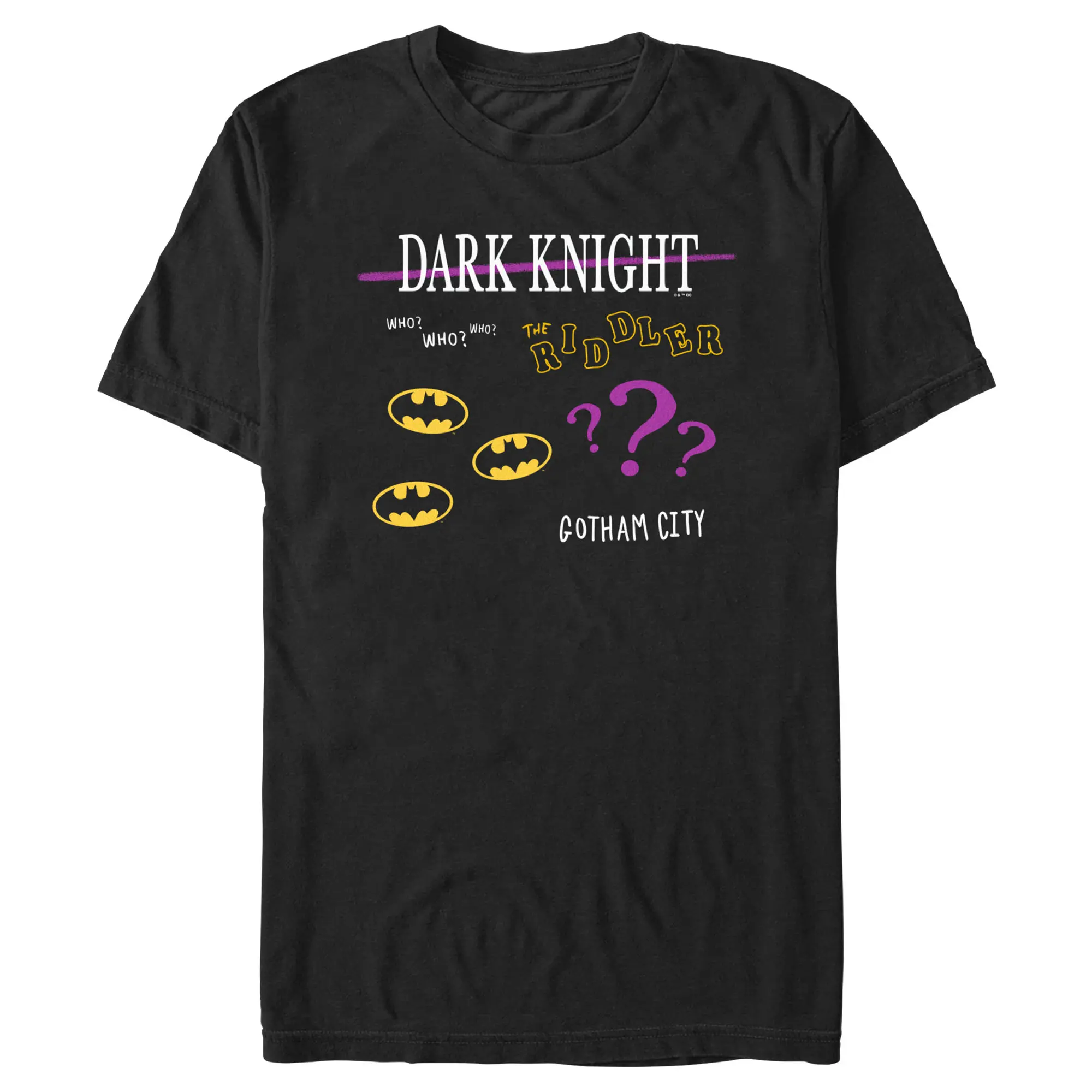 Men's Batman The Riddler Dark Knight T-Shirt