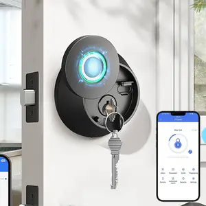 Valentine's Day Gift EUERTE 3th Gen Fingerprint Door Lock with App Smart Deadbolt Auto Lock Easy Install Great For Home Perfect Replacement The Traditional Deadbolt FathersDayGift