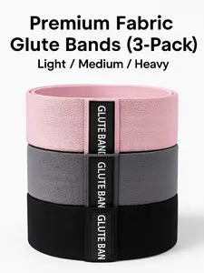 “Premium Fabric Glute Bands (3-Pack) • Light / Medium / Heavy”