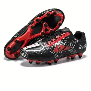 Long Spikes Men's Soccer Cleats Firm Ground Non-Slip Athletic Shoes with PU Upper, Fabric Insole, and Rubber Sole Quick-Dry Aqua outdoor waterproof Eco-Friendly Barefoot Water Quick-Drying Fj Flex Golf Women's Charged Surge Running casual quick Unisex SPD