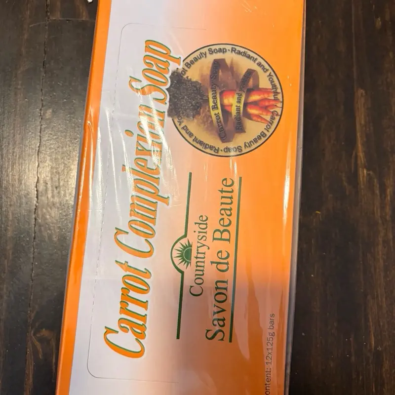 Carrot Complexion Beauty Soap 12 x 125g Bars