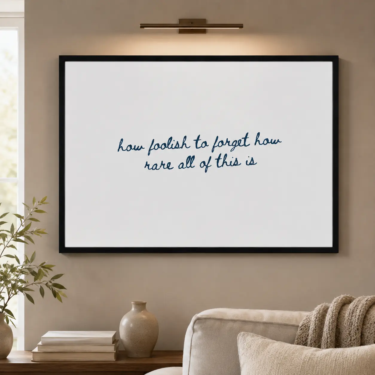 How Foolish to Forget – Minimalist Inspirational Quote Poster Inspirational Motivational Poster motivational quote print minimalist print quote wall art typography print