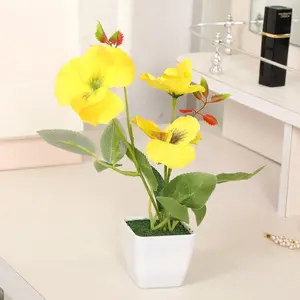 Artificial Flower with Pot, Faux Flower, Fake Flower, Decorative Flower for Home, Office, Living Room, Bedroom, Dining Room, Study Room, Fruit