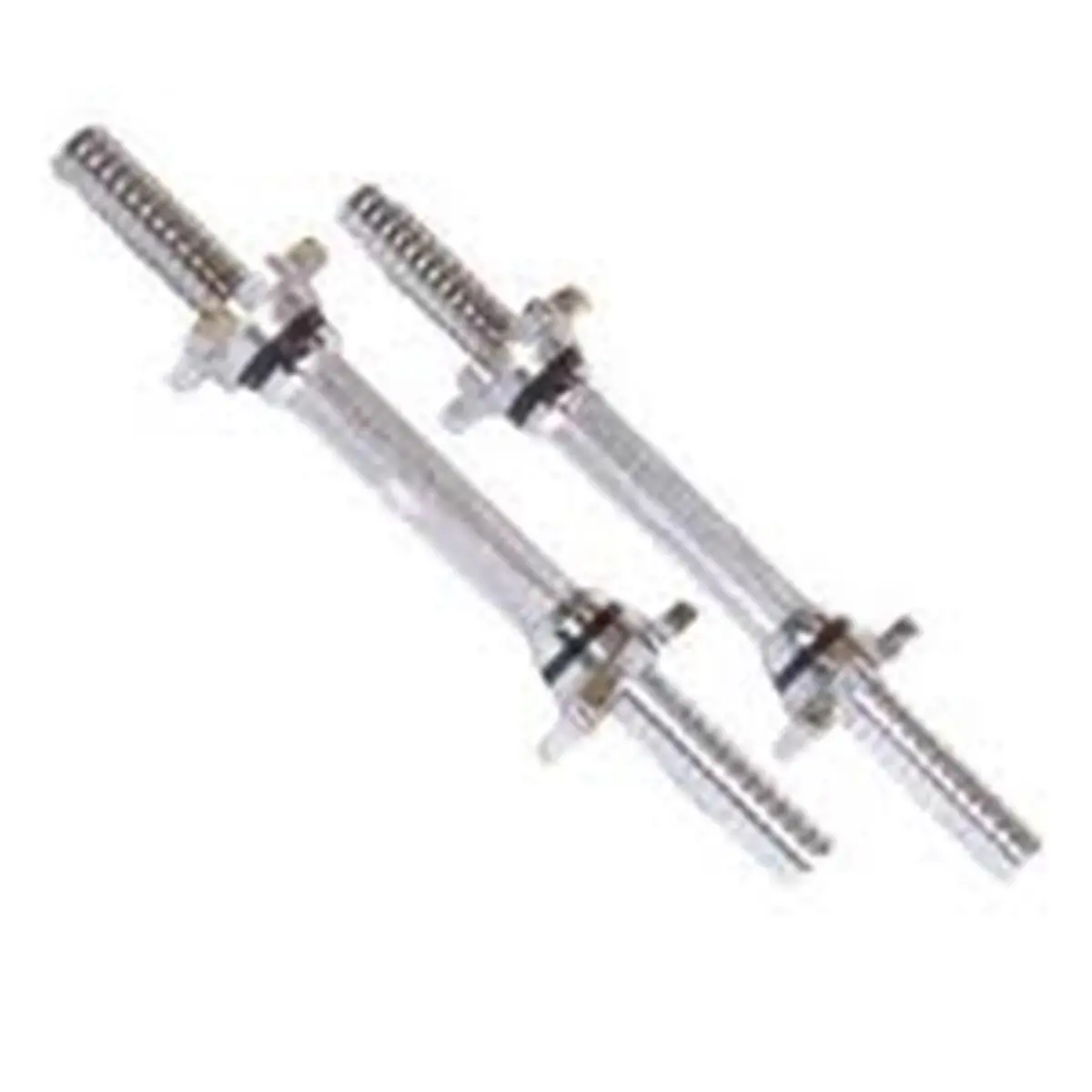 212 MAIN Standard Dumbbell Handles - Solid Steel Chrome-Finish Adjustable Dumbbell Set with Threaded Ends, Weight Training & Muscle Workout Equipment, Dumbbell Sets