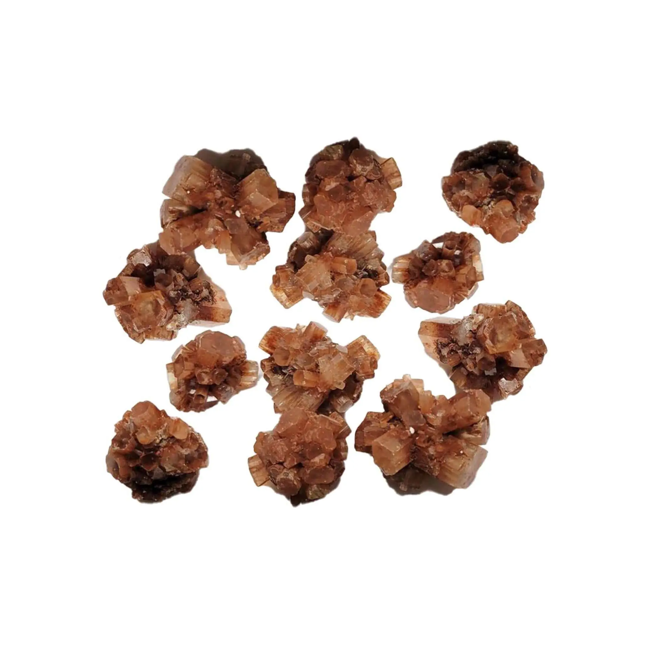Red Aragonite Crystals