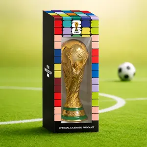【Limited Edition】MINISO FIFA World Cup 2026 Series 135mm 3D Soccer Trophy Replica, Collectible Sports Fan Souvenir summerwins