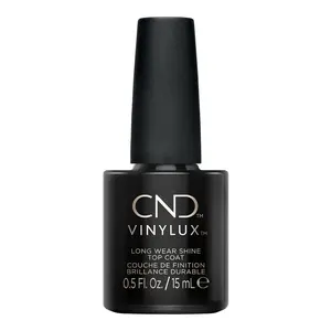 CND Vinylux Long Wear Shine Top Coat 0.5 Fl Oz Quick Drying Formula Easy to Remove 15 mL
