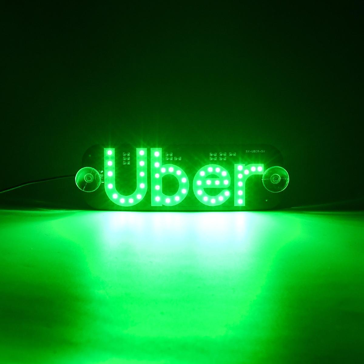 LED Driver Sign USB Rechargeable Light for Rideshare Drivers LED Driver Sign USB Rechargeable Light for Rideshare Drivers