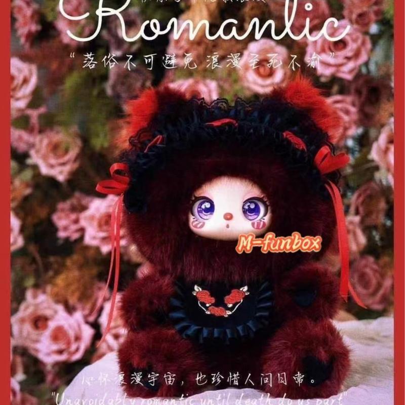 Liila Afternoon Tea 600%v2 Adorable Plushies in Pink Purple Grey and Orange with Heart Accents and Flower Details