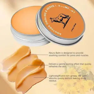 Biodancee 2PCS Nerve Relief Balm for Neuropathy, Care Soothing Massage Cream, Natural Joint Care Soothing Massage Cream with Magnesium and Menthol