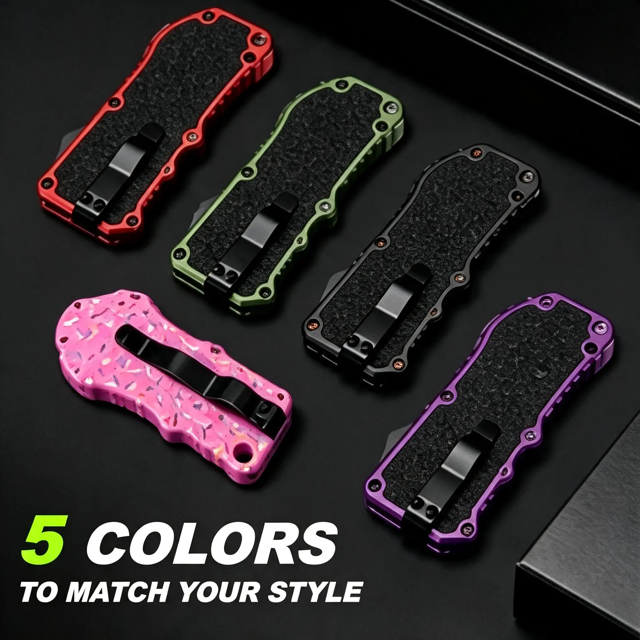 Mini Pocket Utility Knife Box Cutter, Replaceable SK5 Trapezoidal Blade EDC Tool, Lightweight Aluminum Alloy Handle With Carry Clip, Portable Razor Cutter For Warehouse, Office, Camping, Perfect Practical Gift For Men & Women compact