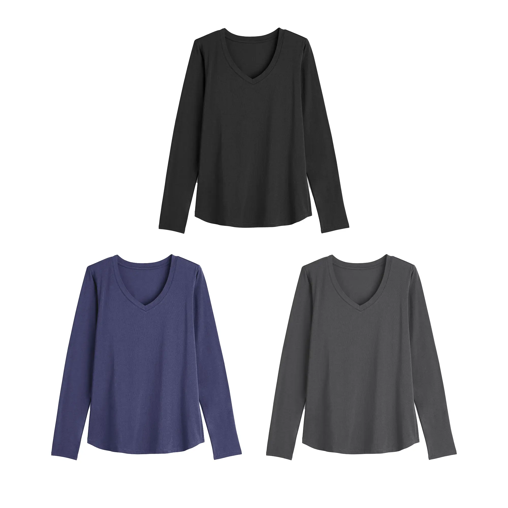 Black/ Dary Grey/ Navy Blue (long sleeve)