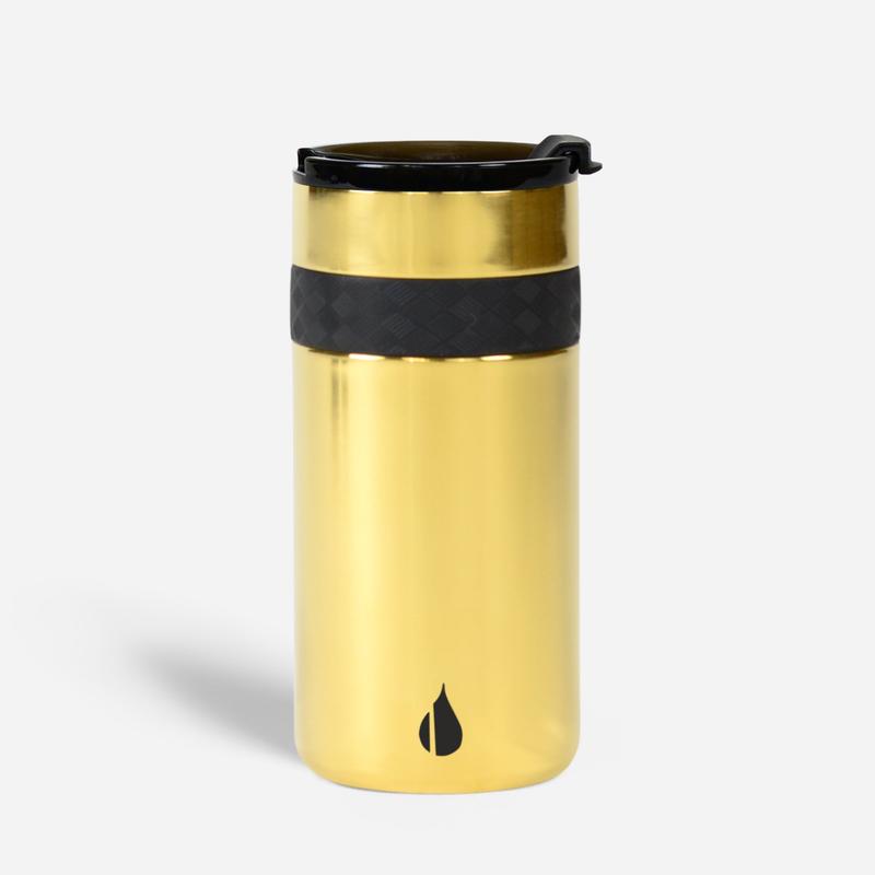 12oz Commuter Coffee Tumbler - Gold