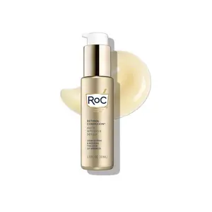 RoC Retinol Correxion Deep Wrinkle Retinol Face Serum with Ascorbic Acid, Daily Anti-Aging Skin Care Treatment for Fine Lines, Dark Spots, Acne Scars, 1 Ounce Facial Gentle