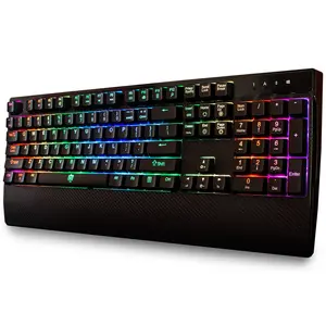 Deco Gear Mechanical Gaming Keyboard - RGB Back Lighting - Anti-Ghosting - Black