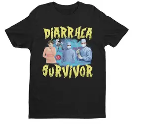 Diarrhea Survivor, Funny Shirt, Offensive Shirt, Funny Gift, Funny Tee, Inappropriate Shirt, Meme Shirt, Sarcastic Shirt