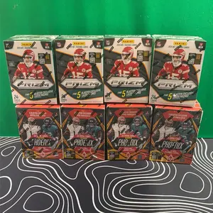 4x 2025 Phoenix Football Blasters + 4x 2025 Prizm Football Blasters