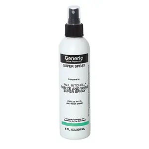 Generic Value Products Super Spray, Powerful, LongLasting Hold, Sulfate Free, Gluten Free, Contains Sunscreen for Added Protection, Creates Luminous Shine