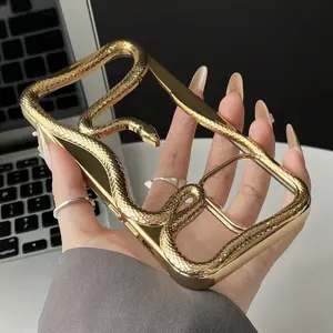 Fashion Snake Pattern Phone Case, Anti-slip & Anti-fall Phone Protective Cover, Phone Accessories Compatible with iPhone 16 15 14 13 12 11 Plus Pro Max & Samsung S22-S25 Ultra Series, Casing