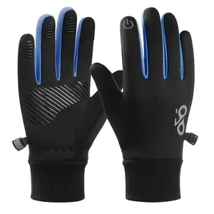 1 pair of multi-size boys’ and girls’ winter and fall outdoor gloves, composite fabric cycling gloves, suitable for children aged 6-16 for skiing, cycling, and outdoor activities.