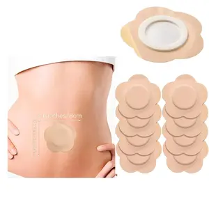 20PCS Castor Oil Pack Wrap Belly button sticker,Cotton Castor OilPatchs,disposable,Castor Oil Packs,Massage Oilpack,Stick itanywhere you want Hot Compress Heat Pad