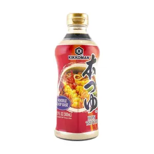Kikkoman Udon Soba Noodle Soup Base Concentrate 500ml - Authentic Japanese Dashi Broth Seasoning