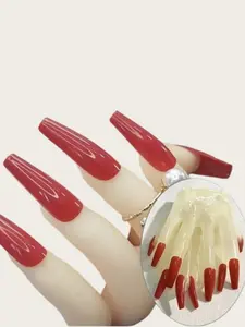 Transparent Gloves with Nails (s/m/l), Ultra-Thin Five-Finger Cosplay Gloves, Elastic Fit, Halloween, Dance Party, Adult Latex Mitts